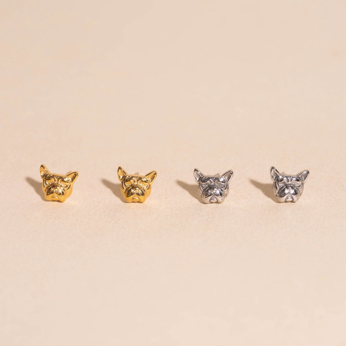 French Bulldog Stud Earrings