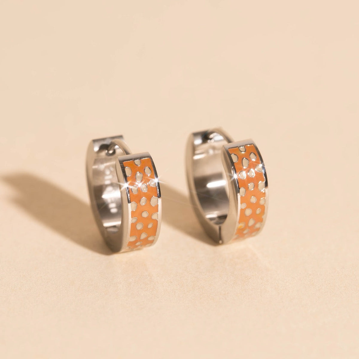 Bambi Chunky Huggie Hoop Earrings