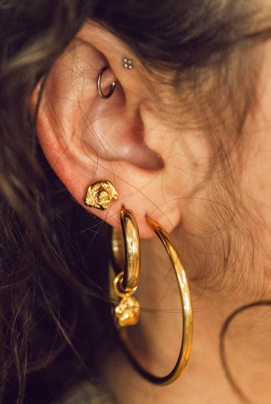 Golden Retriever Stud Earrings