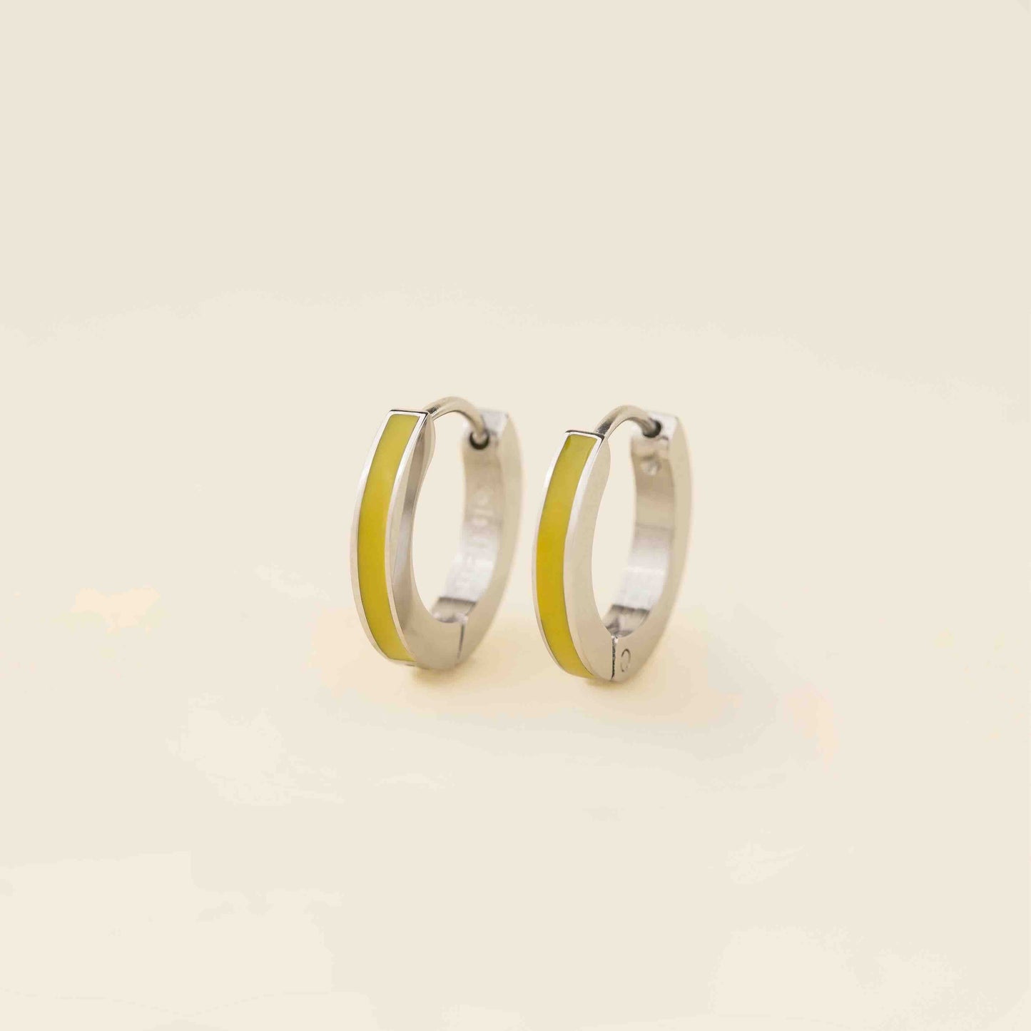 Color Huggie Hoop Earrings