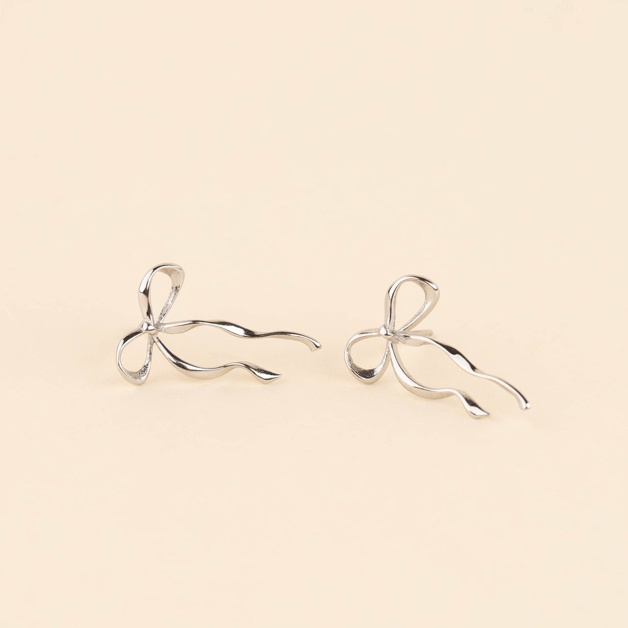 Dainty Bow Stud Earrings
