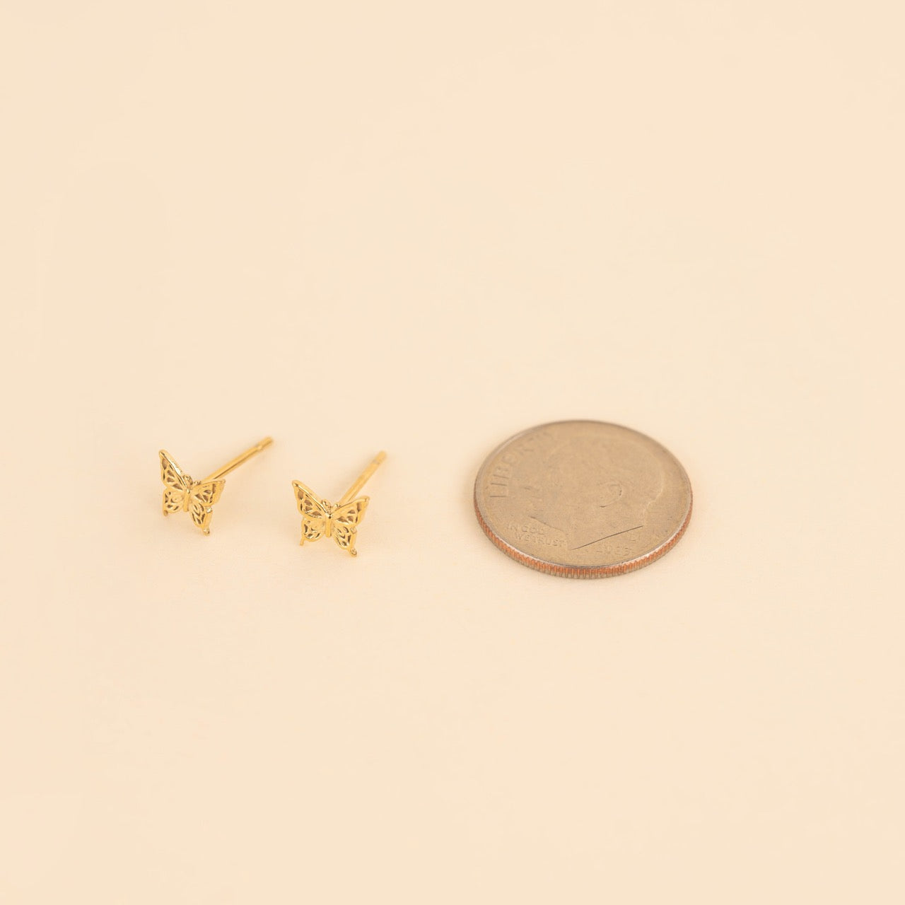 Mini Butterfly Stud Earrings
