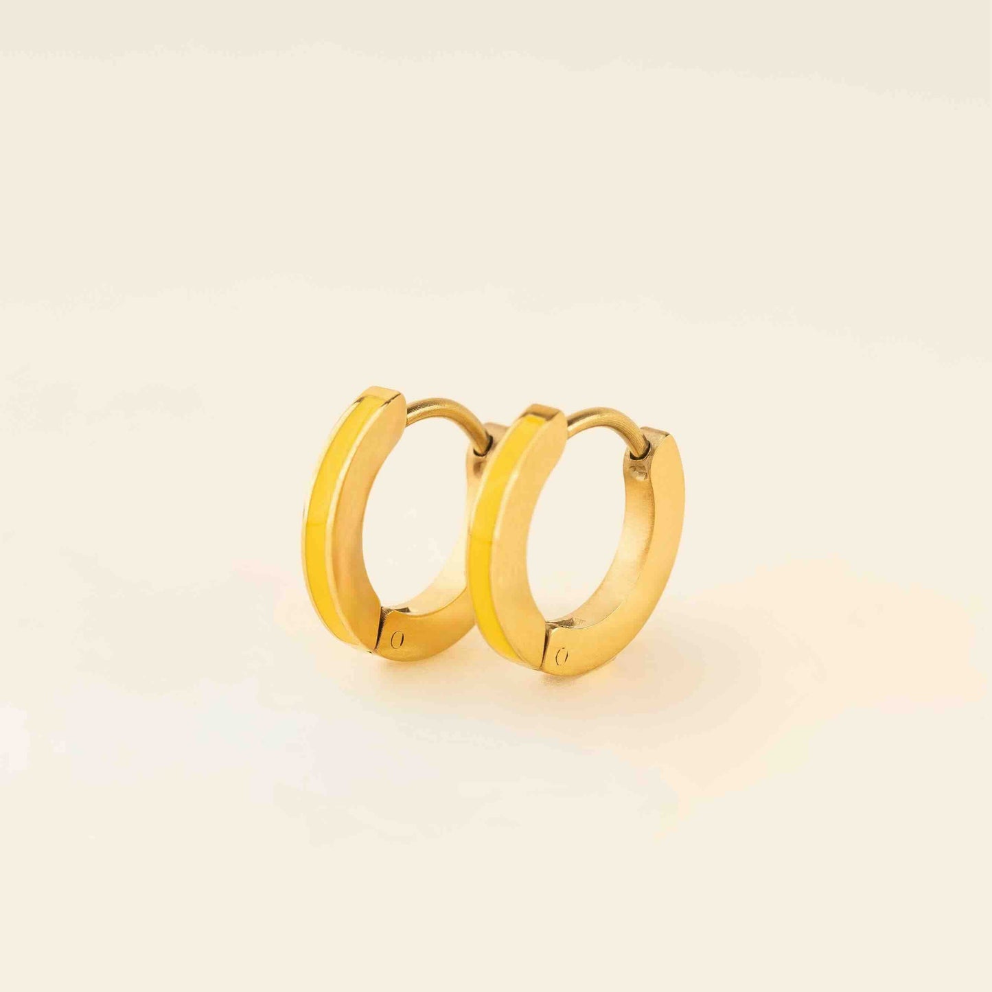 Color Huggie Hoop Earrings