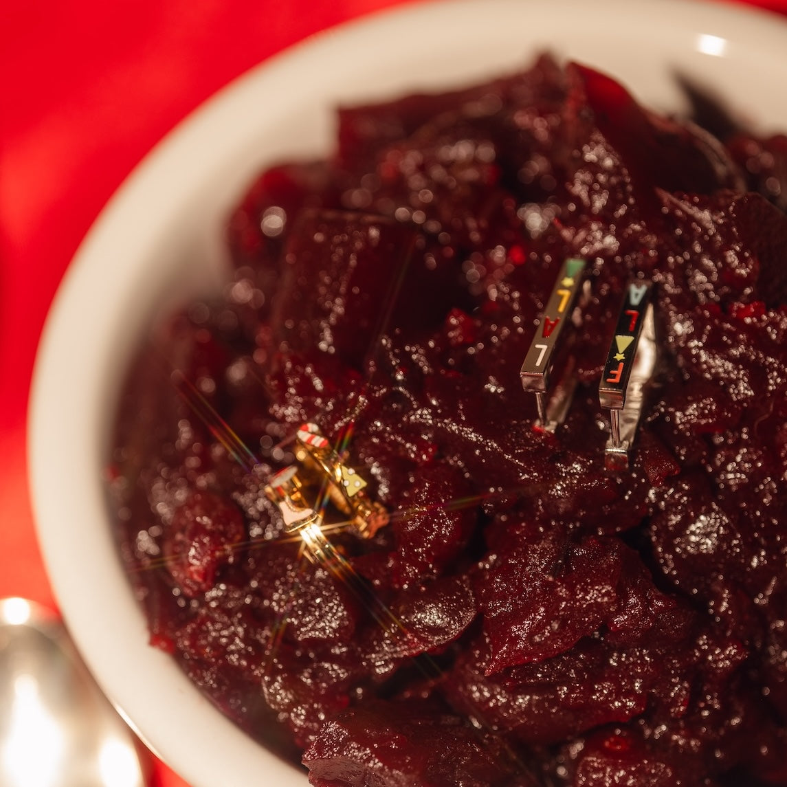 Christmas 3D Huggie Hoop Earrings