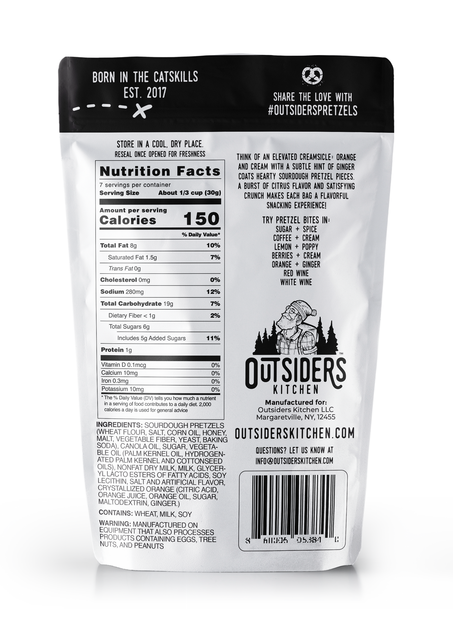 Orange + Ginger Pretzel Bites