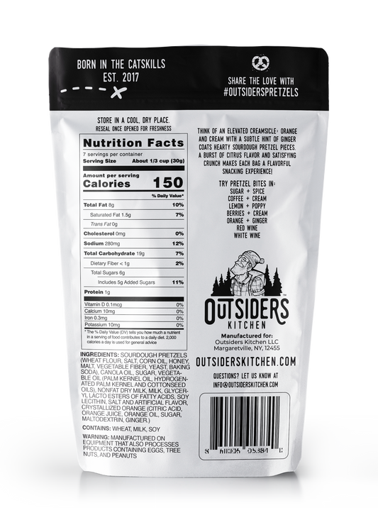 Orange + Ginger Pretzel Bites