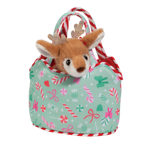 SWEET BOWS SASSY SAK W/ REINDEER