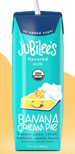 Banana Cream Pie Flavored Milk Boxes