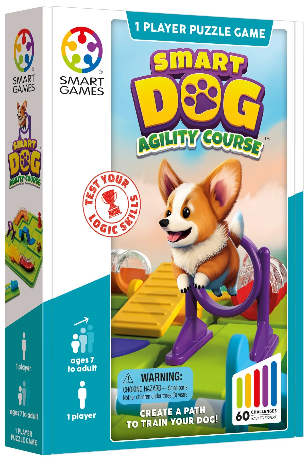 Smart Dog - Obstacle Run Travel-Friendly Logic Game