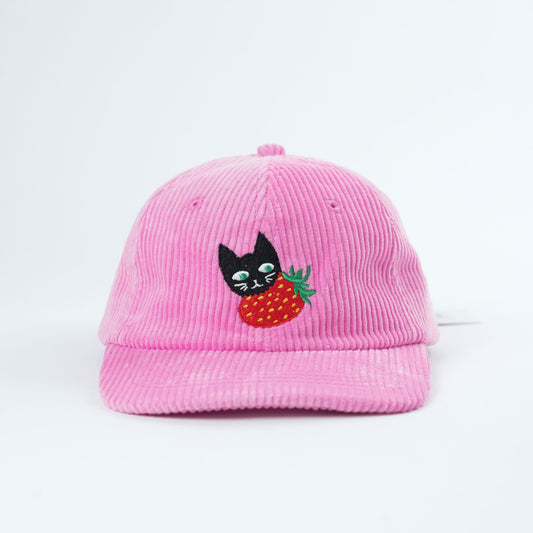 Kids Strawberry Eater Corduroy Hat