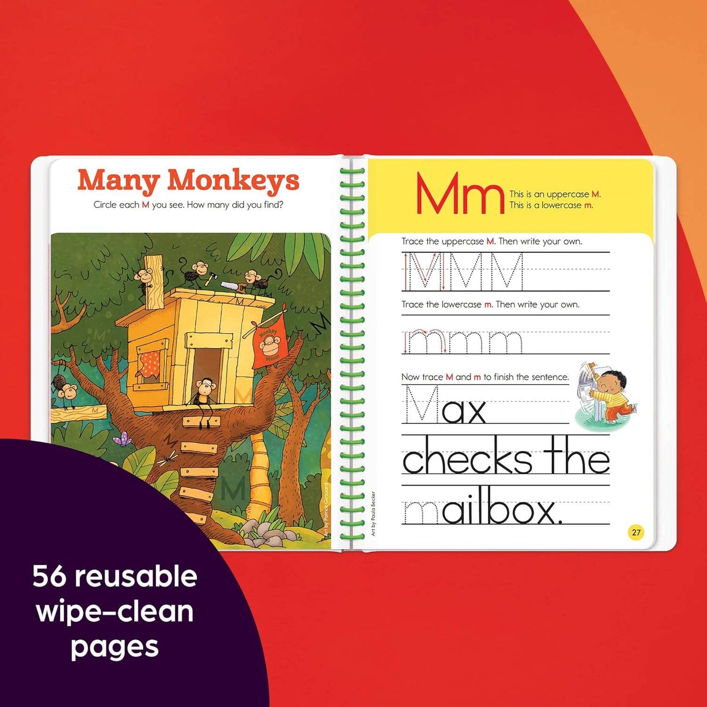 Write-On Wipe-Off Let's Write Letters