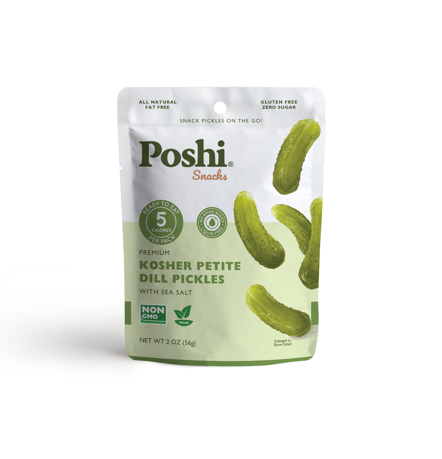 POSHI - Kosher Petite Dill Pickles 2 oz