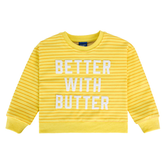 Better with Butter Kids Crewneck Sweater