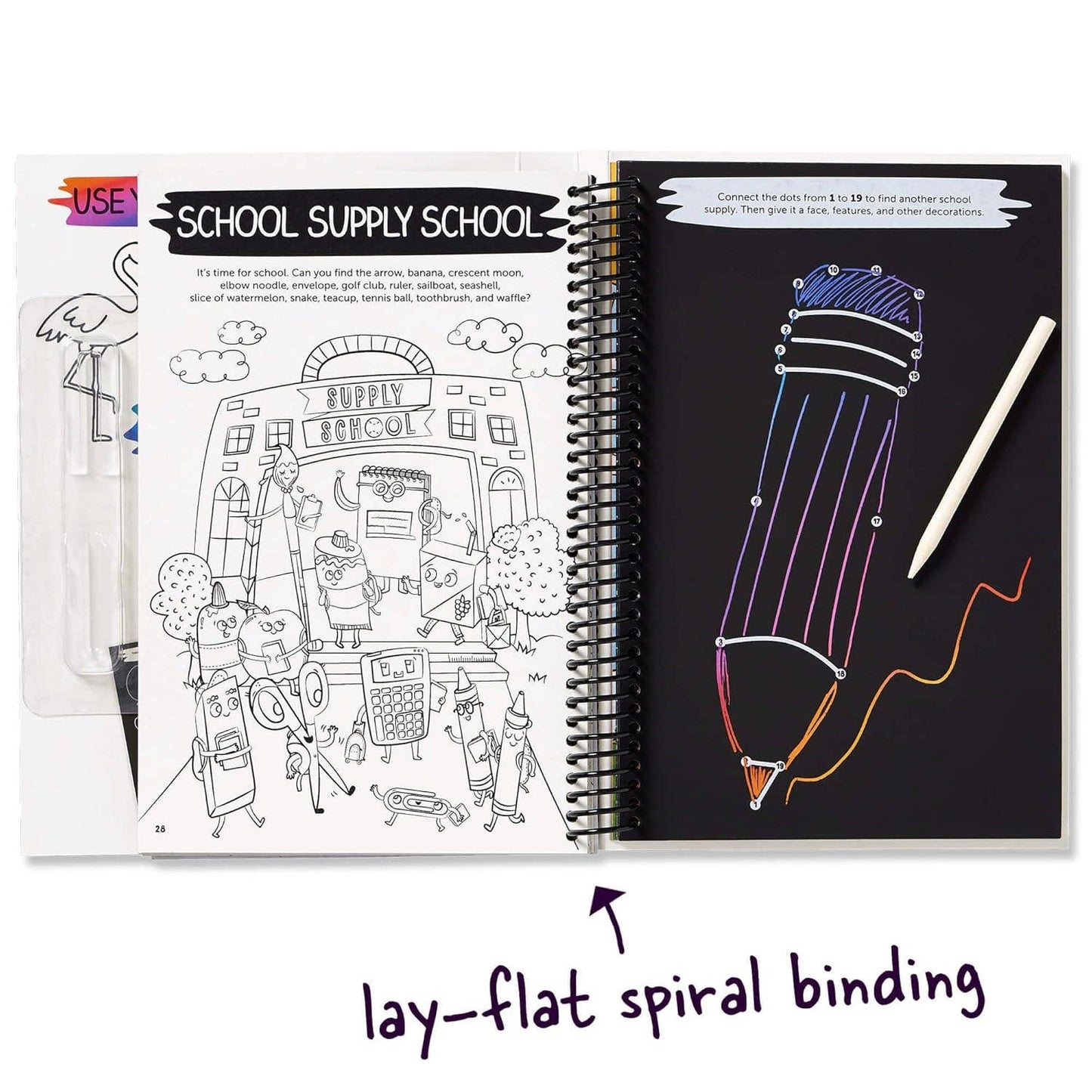 Scratch-Off Hidden Pictures Rainbow Party Puzzles