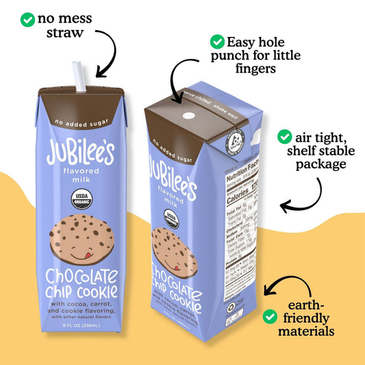 Chocolate Chip Cookie Flavored Milk Boxes