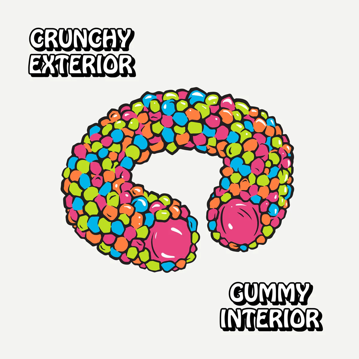 Sour Gummy Cruncheez 1.8oz