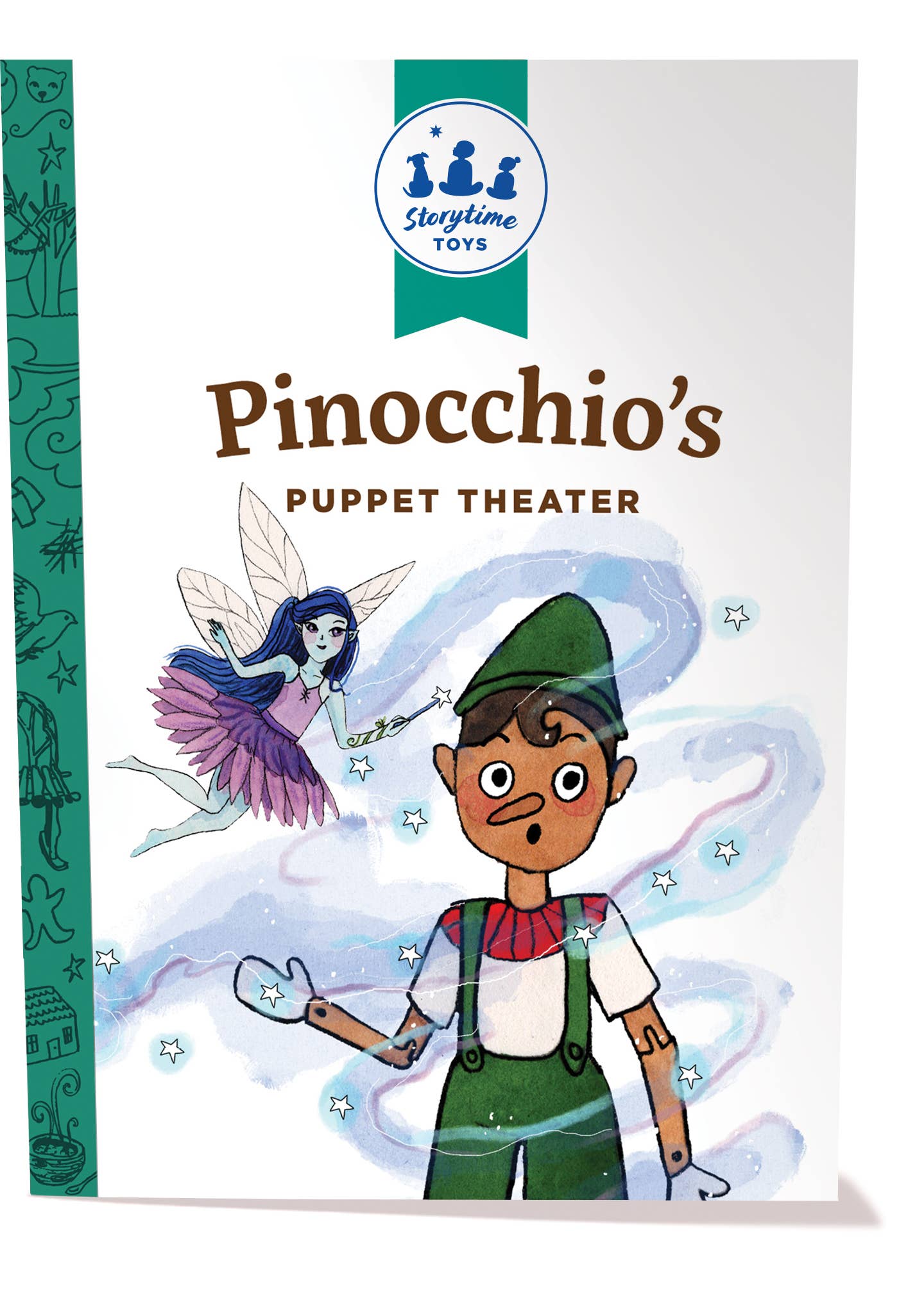 Pinnochio's Puppet Theater Book and Playset - Margot's Mercantile