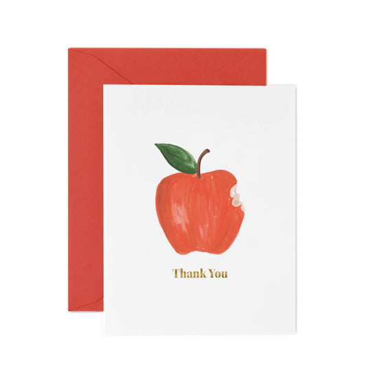 Apple Thank You Card
