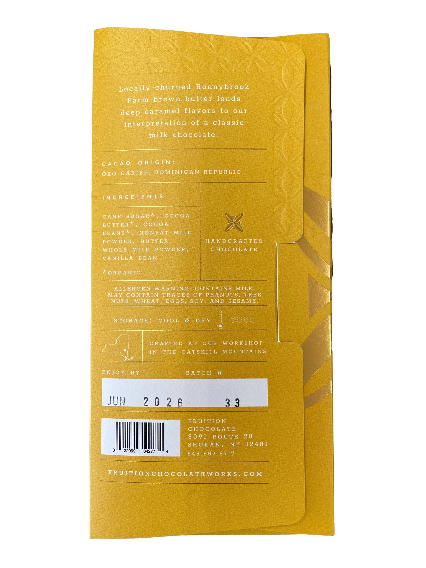 Brown Butter Milk Chocolate