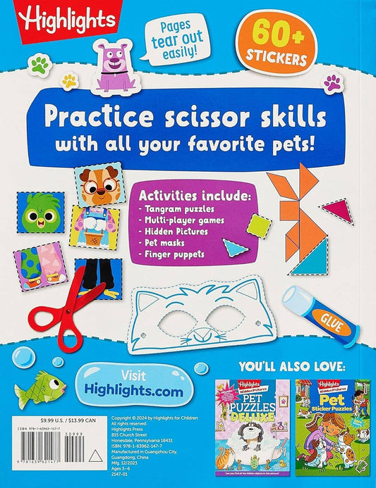 Cut, Paste, and Create Pets Activity Workbook
