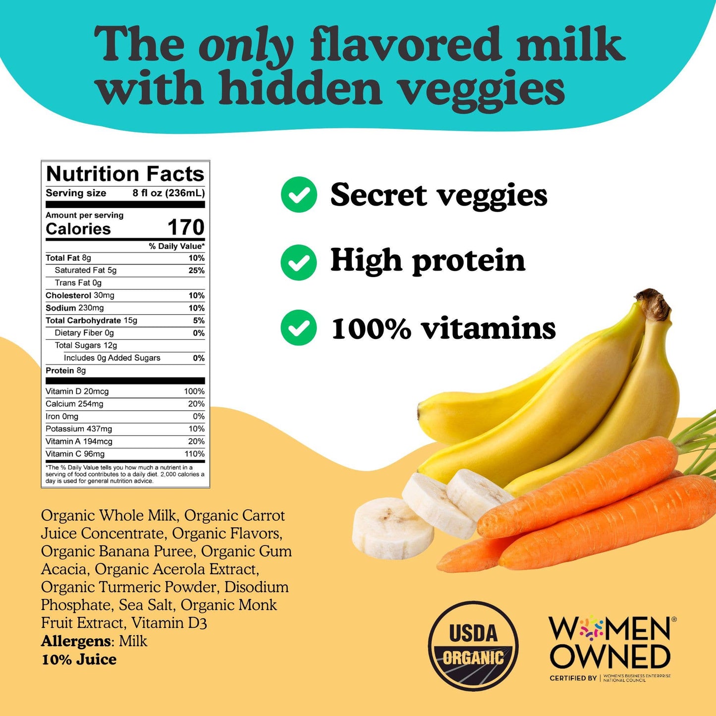 Banana Cream Pie Flavored Milk Boxes