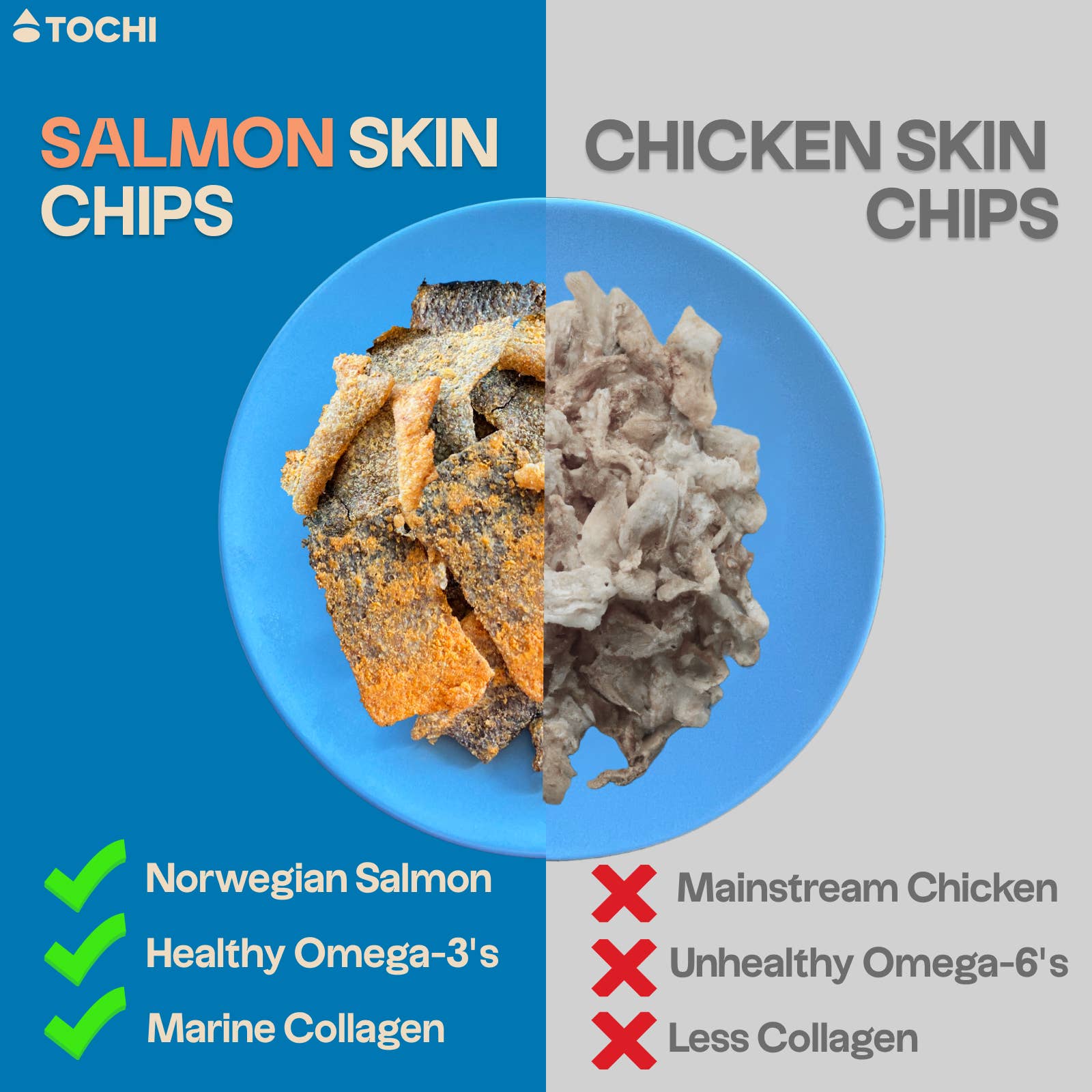 Salmon Chips Sriracha  50g - Margot's Mercantile