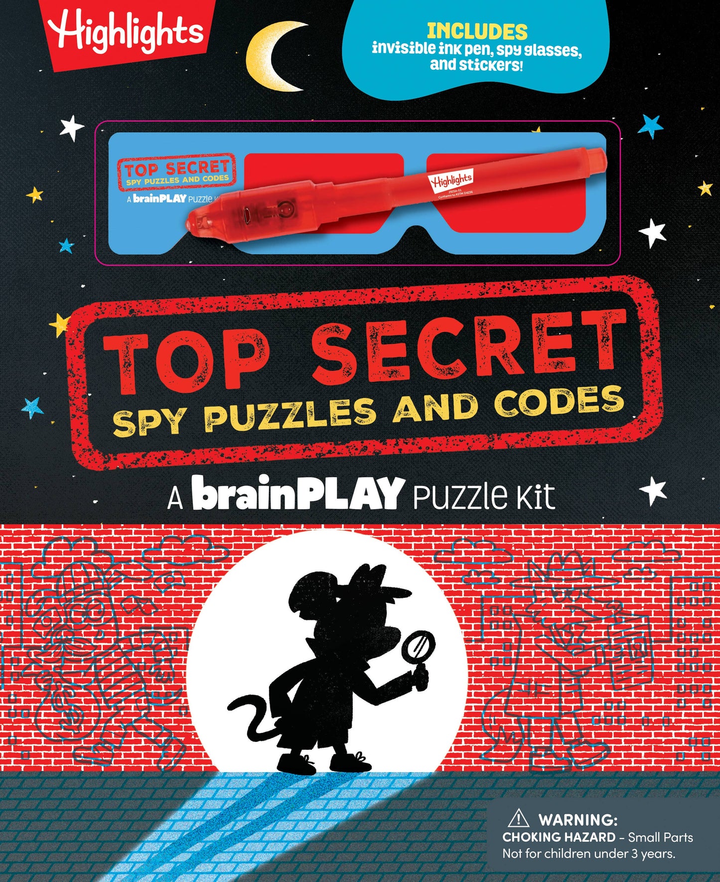 BrainPLAY Top Secret Spy Puzzles and Codes